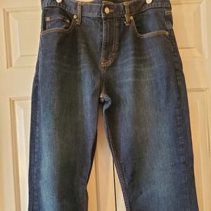 Banana Republic sz 34 x 34 men's boots cut dark wash jeans